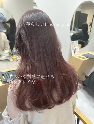 ロング カラー ヘアアレンジ マツエク・マツパ topstylist 芳賀みなみのヘアスタイル