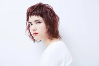 ショート カラー パーマ ヘアアレンジ JYUNESU表参道所属・似合わせhair🔸 アサダ タカコ🔸のヘアスタイル
