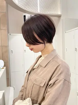 ショート カラー 木原良 (キハラ リョウ)のヘアスタイル