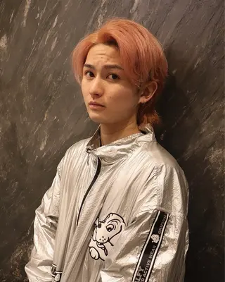 カラー メンズ レイヤーカット /ハイトーンchaoのヘアスタイル