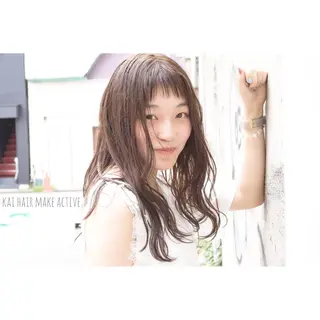 ロング カラー 坂東 秀幸のヘアスタイル