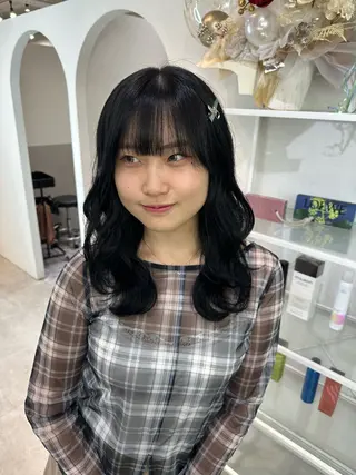 ミディアム カラー 🪞個室サロン/韓国 艶髪/keito🪞のヘアスタイル