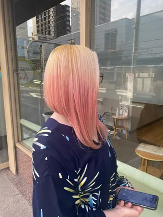 セミロング 👾徐 涛👾のヘアスタイル