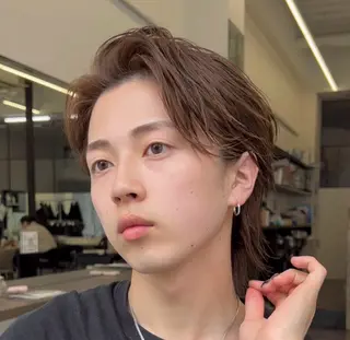 パーマ メンズ ⭐️似合わせボブ 縮毛矯正⭐️かえでのヘアスタイル