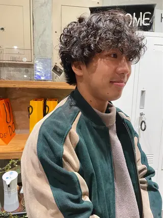 パーマ メンズ LEAPS adore都島店所属・みゆう 都島/透明感のヘアスタイル