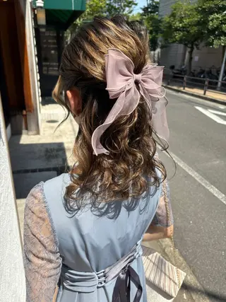 セミロング 田中 夕子のヘアスタイル