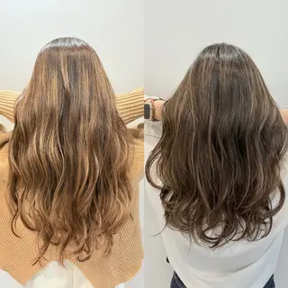 セミロング Livnaリヴナ立川所属・レイヤー/ハイライト /立川/赤池宏隆のヘアスタイル