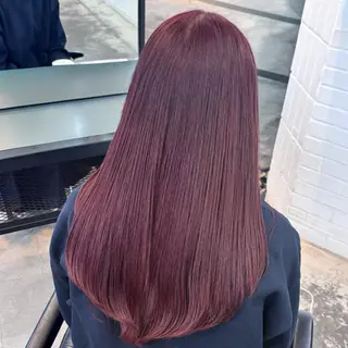 ミディアム カラー ヘアアレンジ 🥀モテ暖色× エクステ🥀あかりのヘアスタイル