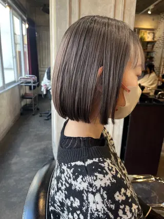 ショート カラー スタジオノル パーマ🌀あやなのヘアスタイル