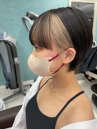 ショート カラー 福島成美/髪質改善 縮毛矯正/カラーのヘアスタイル