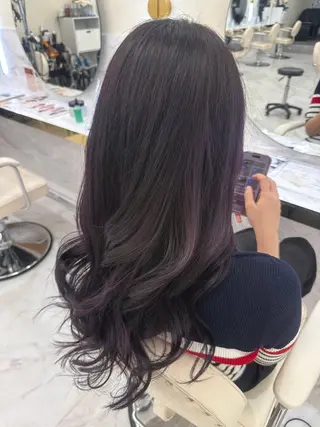 カラー こはな🎀梅田🎀 ピンクカラー💝のヘアスタイル