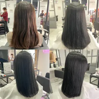 セミロング カラー 髪質改善縮毛矯正 kosuke_IJKのヘアスタイル