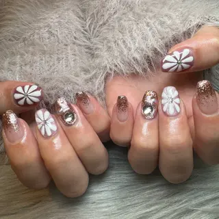 ネイル EARTH守谷店所属・🩶EARTH守谷店 YURA🦋のネイルデザイン