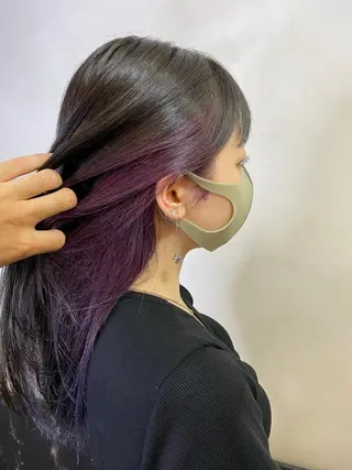 セミロング カラー AUBE HAIRazul吉祥寺所属・綺麗な髪質にしたい方 限定🌈清水 祥のヘアスタイル