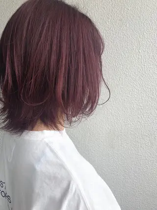 ミディアム 森本裕/オーナー/ スパイラルパーマのヘアスタイル