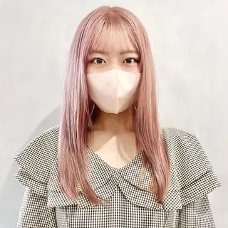 ロング カラー 🤍髪質改善➕透明感 カラー🤍川上葵のヘアスタイル