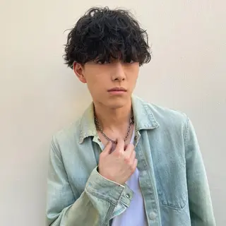 メンズ メンズ特化美容師 ハスイルイのヘアスタイル