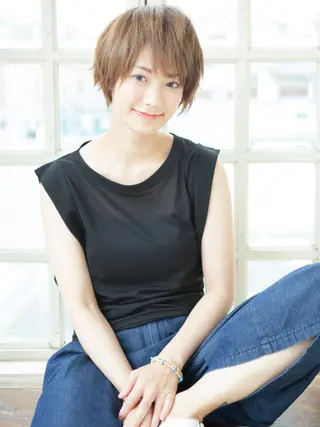 ショート 宮里 萌々のヘアスタイル