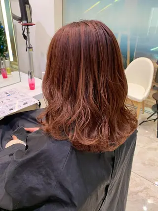 セミロング カラー ケンジアネッタ Men'sのヘアスタイル