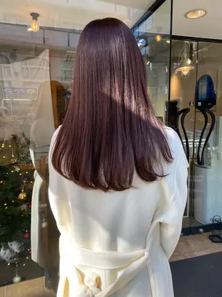 ロング カラー Joule銀座 石山あやのヘアスタイル