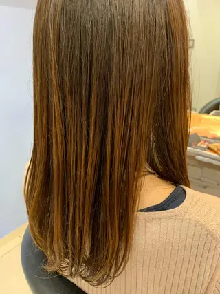 セミロング 早坂 裕真のヘアスタイル