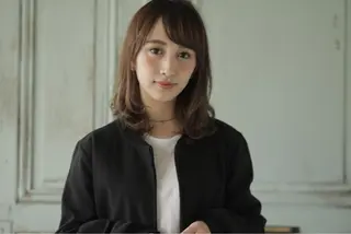 セミロング カラー ヘアアレンジ 大橋 タツヤのヘアスタイル