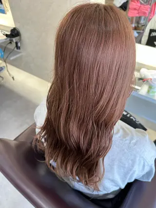 ロング カラー 阪本 愛実のヘアスタイル
