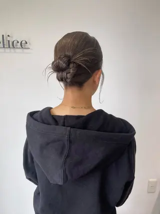 セミロング ヘアアレンジ Felice Erikaのヘアスタイル