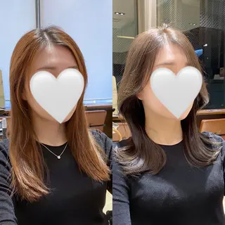 セミロング カラー 髙木美緒🌿 レイヤー/アレンジのヘアスタイル