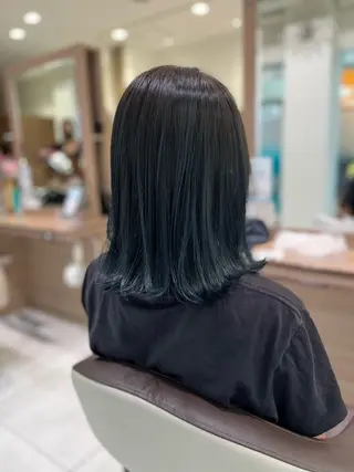 ミディアム カラー 店長/髪質改善 小早川周大のヘアスタイル