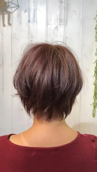 ショート カラー 縮毛矯正⭐️ TAKAHIROのヘアスタイル