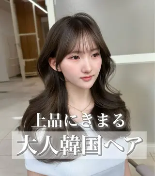 ロング oto🎀×美髪× シースルー前髪🤍のヘアスタイル