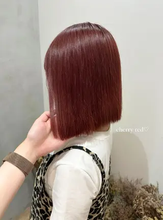 セミロング カラー パーマ ヘアアレンジ himawari♡ 柔らかいカラーのヘアスタイル