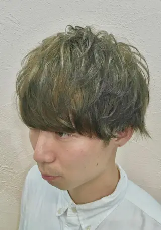 カラー パーマ ヘアアレンジ メンズ メンズパーマの巨匠 鈴木純のヘアスタイル