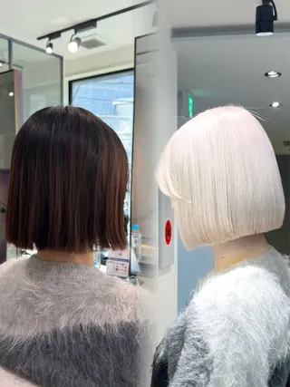 ロング カラー Qin Shaire salon所属・SHONOSUKE/ 原宿/ハイトーン特化のヘアスタイル