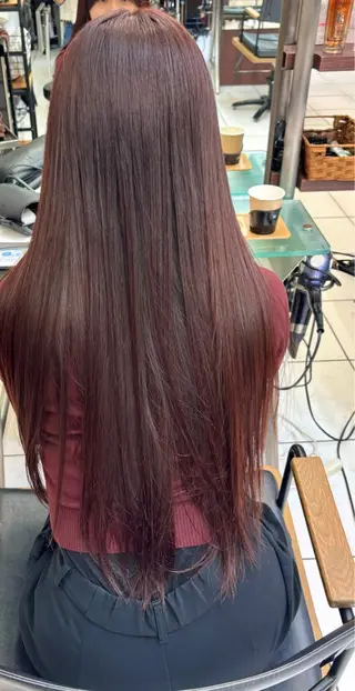 ロング カラー 透明感カラー️🫧 清水杏乃のヘアスタイル