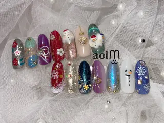 ネイル 葵うさぎ所属・葵うさぎ AIのネイルデザイン