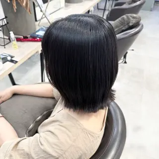 ミディアム ピンク・ラベンダー 艶カラー🍁かえでのヘアスタイル
