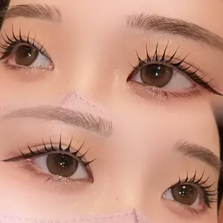 マツエク・マツパ ♡束感×モチ ♡高評価♡YUKIのマツエク・マツパデザイン