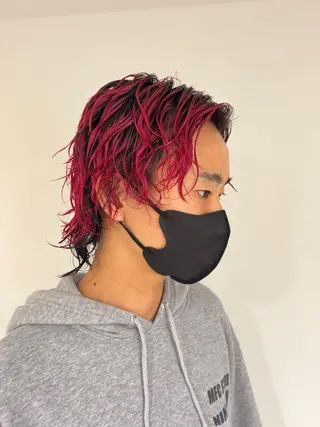 カラー メンズ 矢場町/栄/上前津/ 佐藤祐希のヘアスタイル