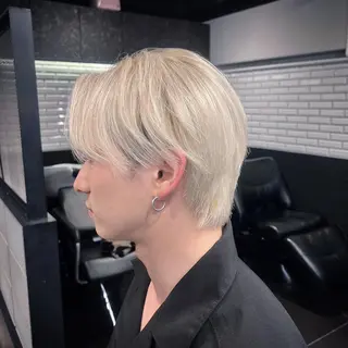 ショート カラー パーマ メンズ メンズ特化/パーマ/ メッシュ/竜成のヘアスタイル