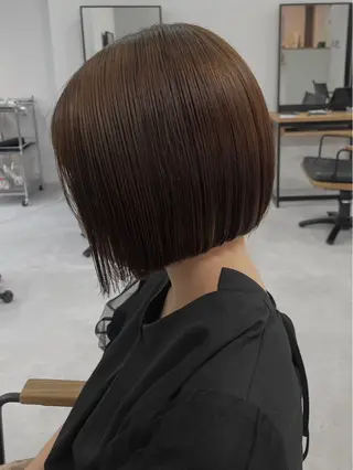 ショート ULu. 岡山駅店 髪質改善トリートメント＆ハイトーンカラー所属・SUZU/岡山/矯正 ハイトーン/レイヤーのヘアスタイル