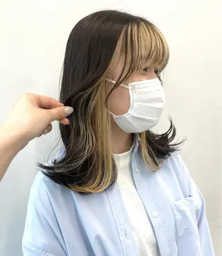 ミディアム 韓国レイヤー/ヘア カラー🎀ayamiのヘアスタイル