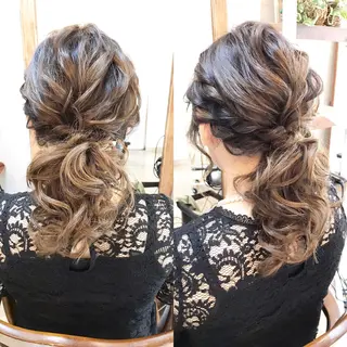 ロング ヘアアレンジ ヘアメ/着付け 清水玲歌のヘアスタイル