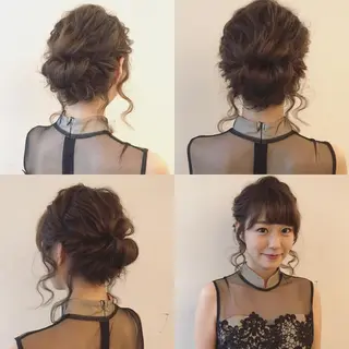 ミディアム ヘアアレンジ ⭐️ アユミ⭐️のヘアスタイル