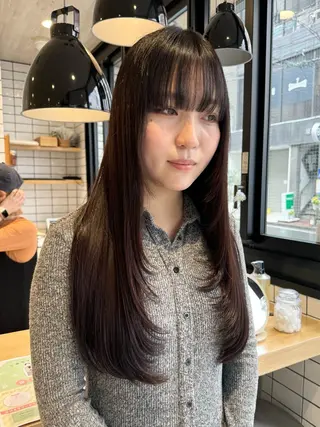 ロング 艶カラー/暖色カラー /透明感/ryutoのヘアスタイル