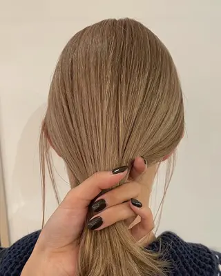 ミディアム カラー パーマ ヘアアレンジ ネイル マツエク・マツパ Miku /ブリーチ/ボブのヘアスタイル