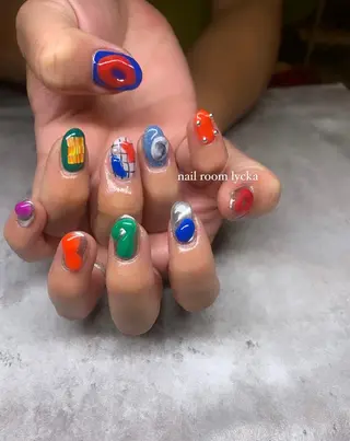 ネイル ﾈｲﾙﾙｰﾑﾘｯｶ 𝐦𝐚𝐲𝐮のネイルデザイン