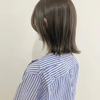 ミディアム カラー お洒落パーマ/ 艶カラー/michiのヘアスタイル