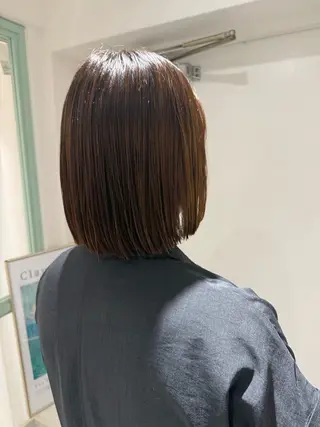 ミディアム HAZEL 博多所属・SHIORI/ 博多美容室のヘアスタイル